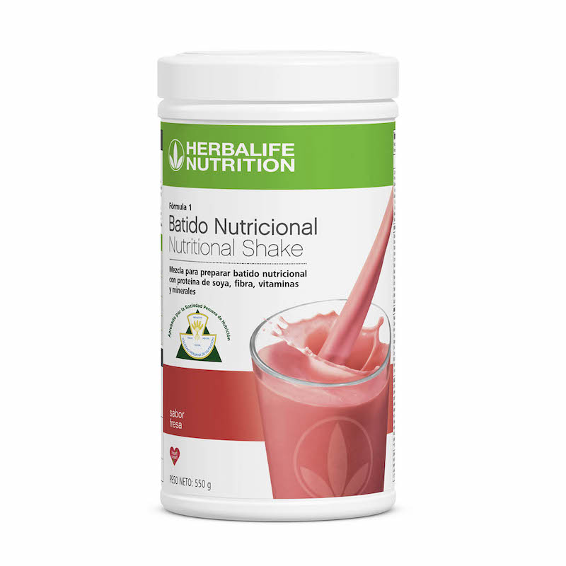 Fórmula 1 Batido Nutricional Fresa 550 g Código 0143
